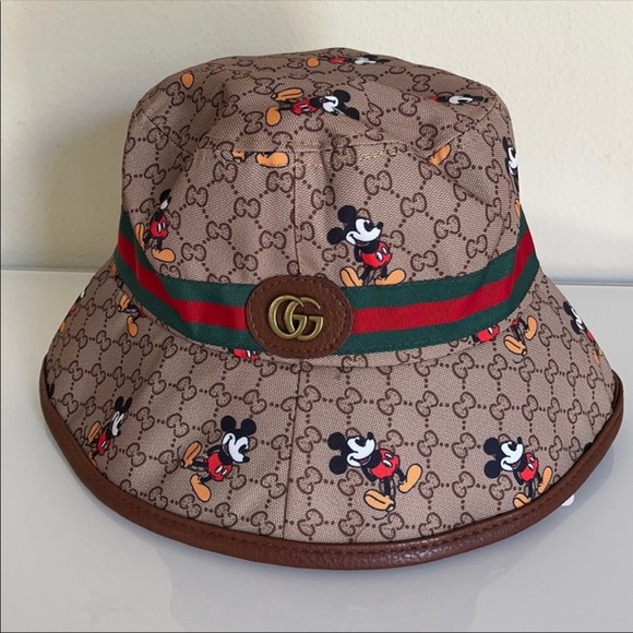 mickey mouse gucci bucket hat